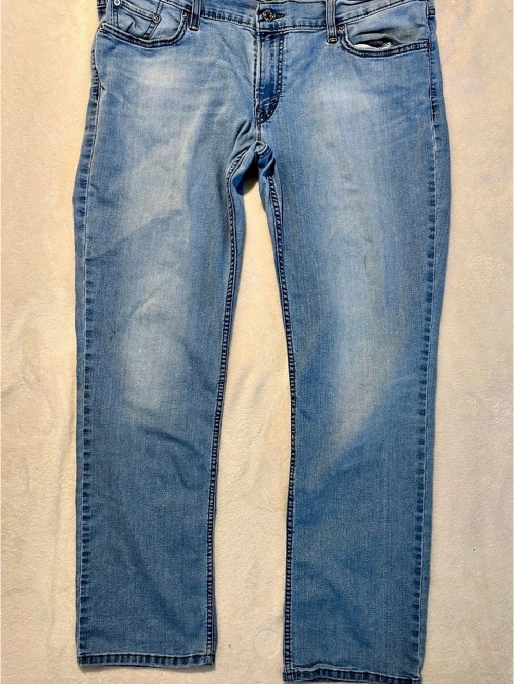 Levi's 524 Straight Leg Jeans Blue Waist 18